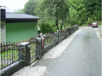 Ograje Dečman s.p. - Umetno kovaštvo in kovane ograje - Ograje - Primer sličice 091